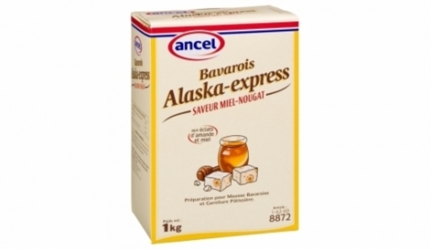 Bavarois Alaska-Express Miel Nougat Ancel Le Comptoir de la Patisserie