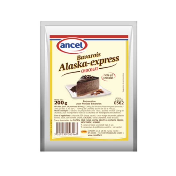 Sachet Bavarois Alaska-Express Chocolat Ancel Le Comptoir de la Patisserie