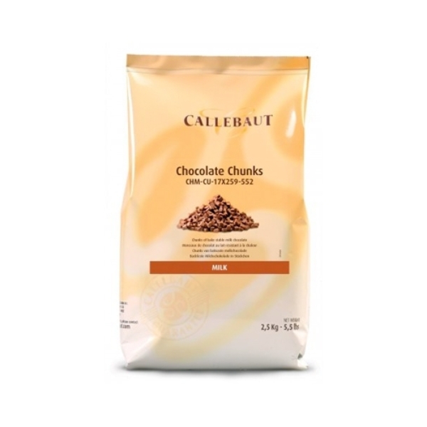 Chunks Chocolat Lait Callebaut Le Comptoir de la Patisserie