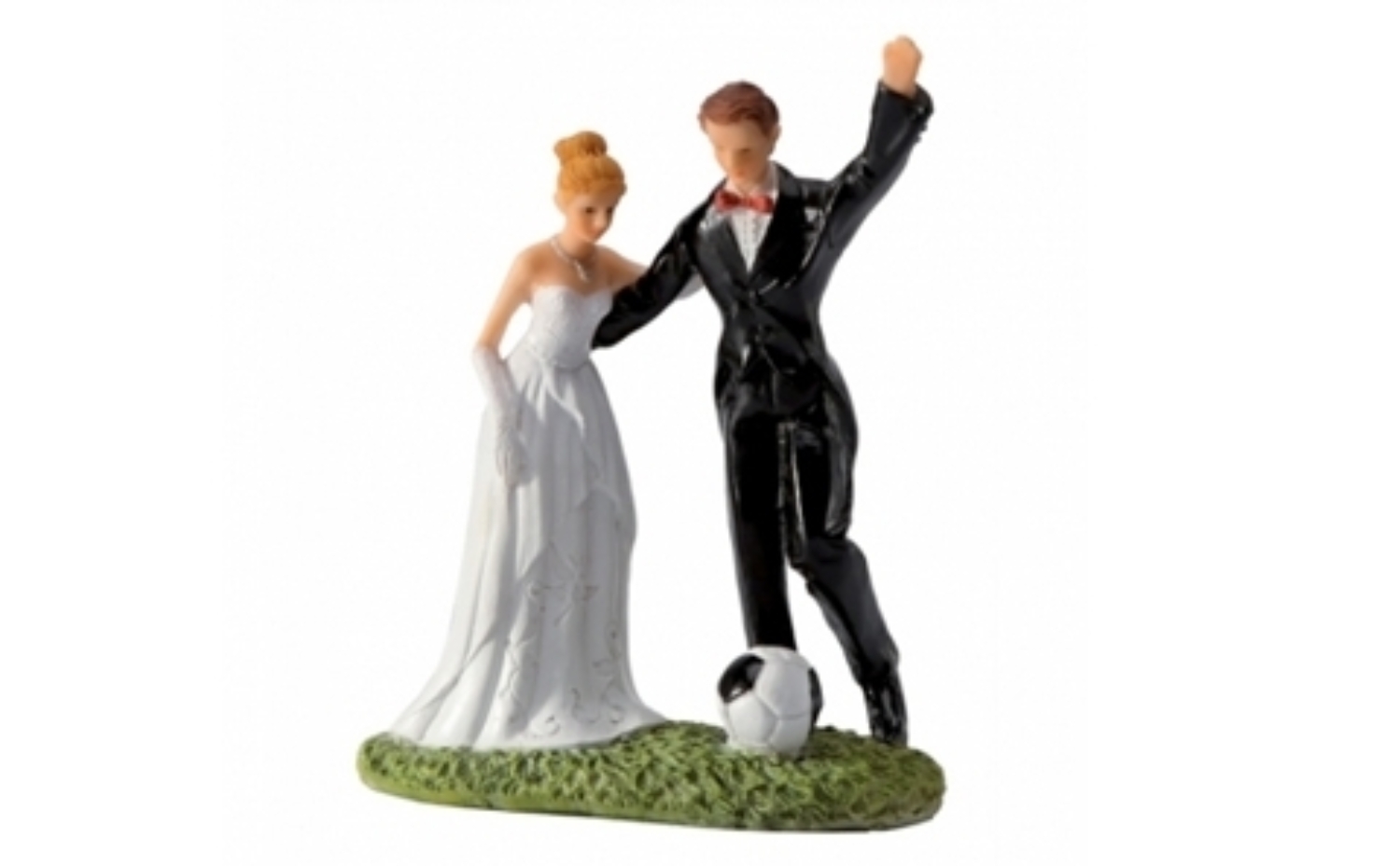 Sujet Gâteau Mariage Couple Mariés Football Le Comptoir de la Patisserie