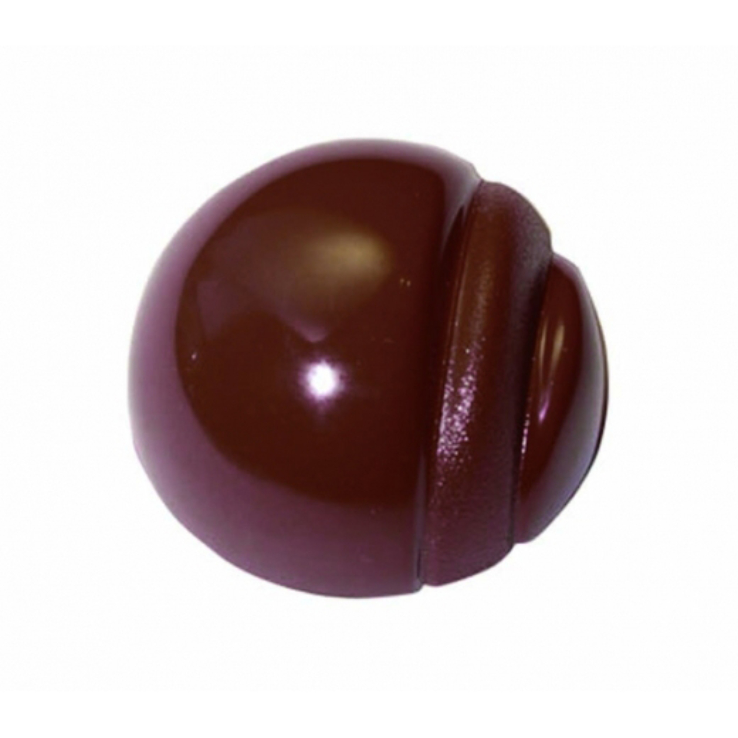Moule Chocolat Bonbon Demi-Sphère Striée Le Comptoir de la Patisserie