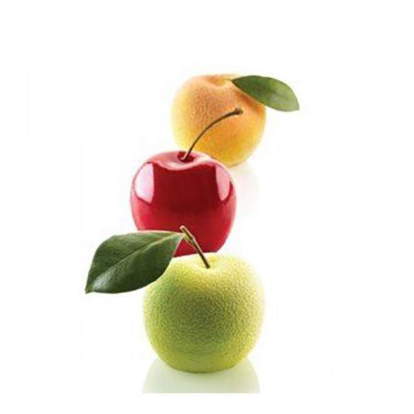 Mini pommes realisees avec le moule SilikoMart Le Comptoir de la Patisserie