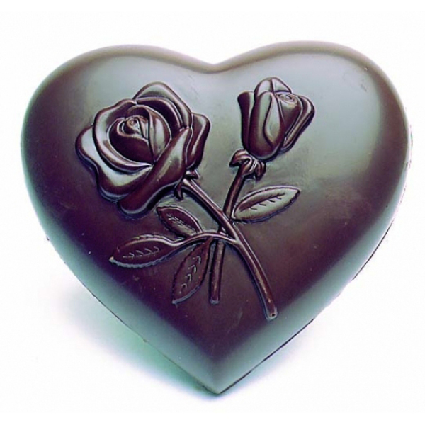 Moule Chocolat Coeur Fleur Le Comptoir de la Patisserie