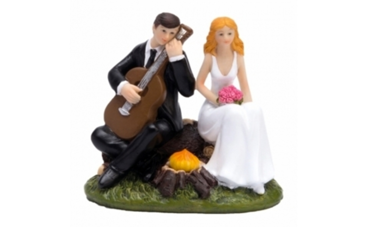 Sujet Gâteau Mariage Couple Mariés Guitare Le Comptoir de la Patisserie